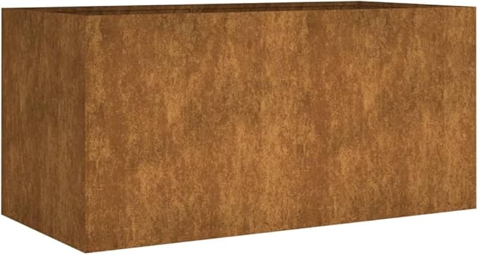 vidaXL Corten Steel Planter - 80 x 40 x 40cm