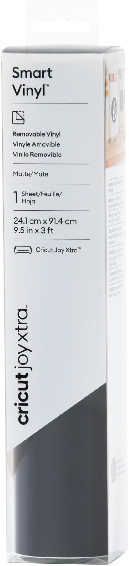 Cricut Joy XTRA 3ft Removable Smart Vinyl - Black