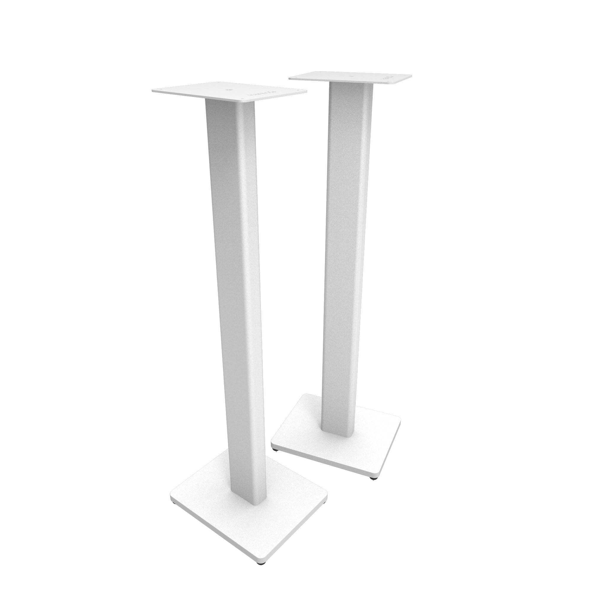 Kanto ST34W 34" Universal Bookshelf Speaker Floor Stand - White, Pair