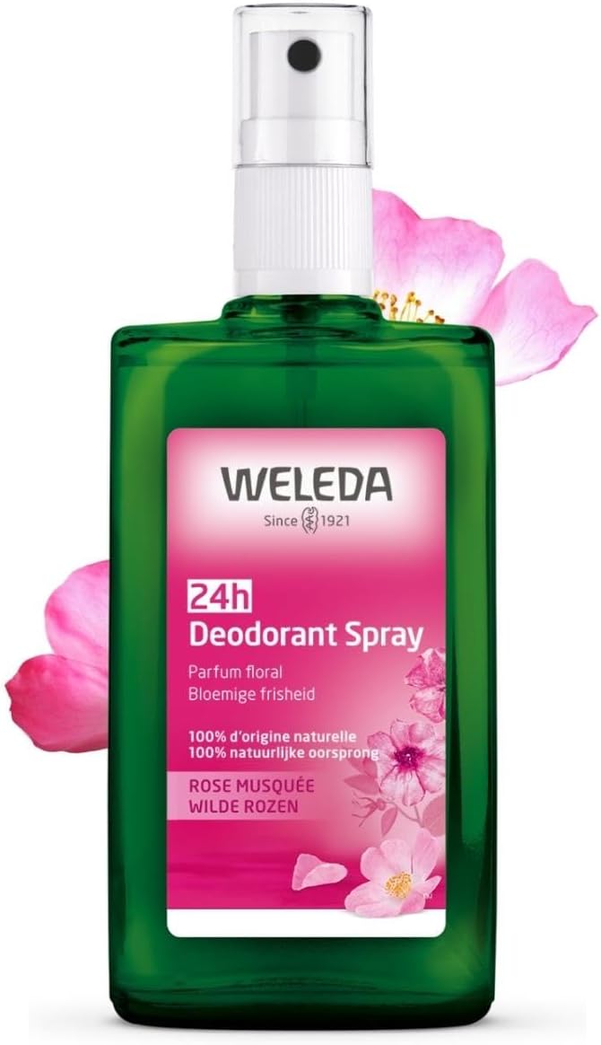 Weleda Deodorant, Wild Rose, 100 ml
