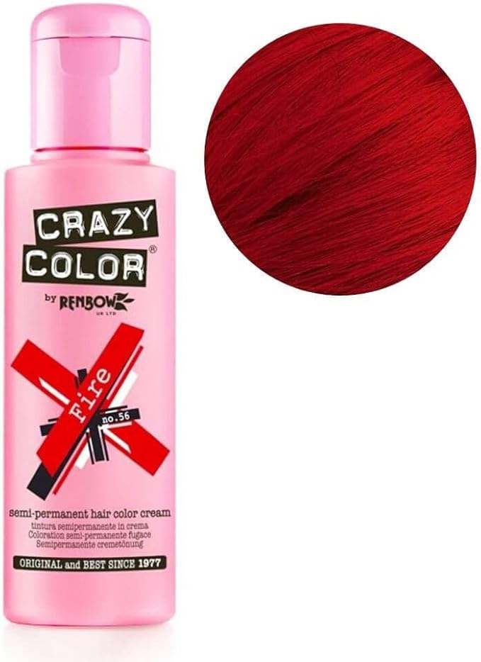 Crazy Color Semi-Permanent 100ml Fire