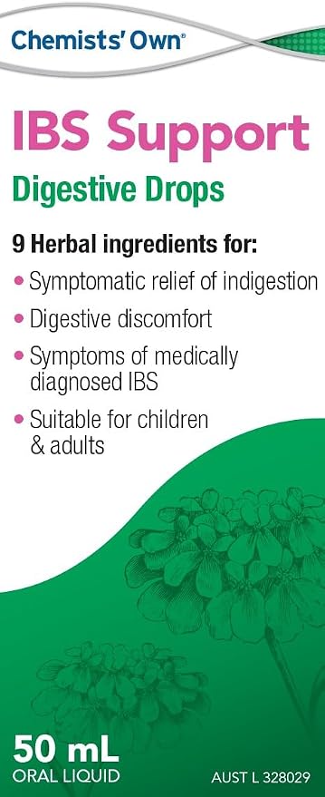Chemists' Own IBS Support Digestive Drops 50 ml