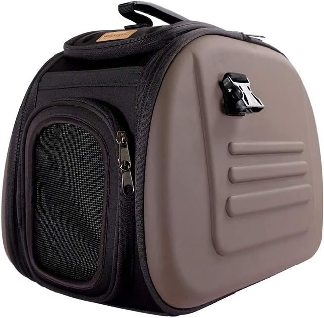 Ibiyaya Classic EVA Collapsible Pet Carrier - Chocolate