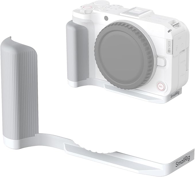 SmallRig L-Shaped Mount Plate with Handle for Canon EOS R50 V (White) 5430