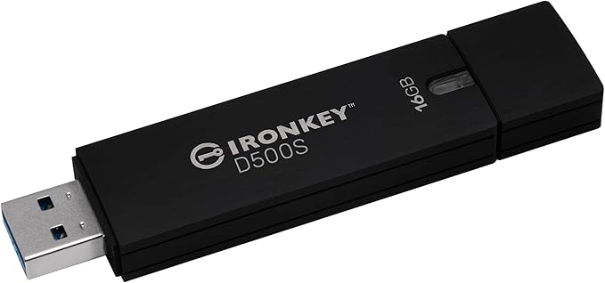 Kingston 32GB IronKey D500S FIPS 140-3 USB Drive