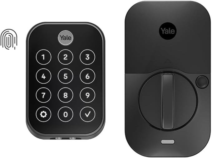 Yale Assure Lock 2 Touch (New) - Key Free Touchscreen Door Lock in Black Suede - YRD450-F-BLE-BSP
