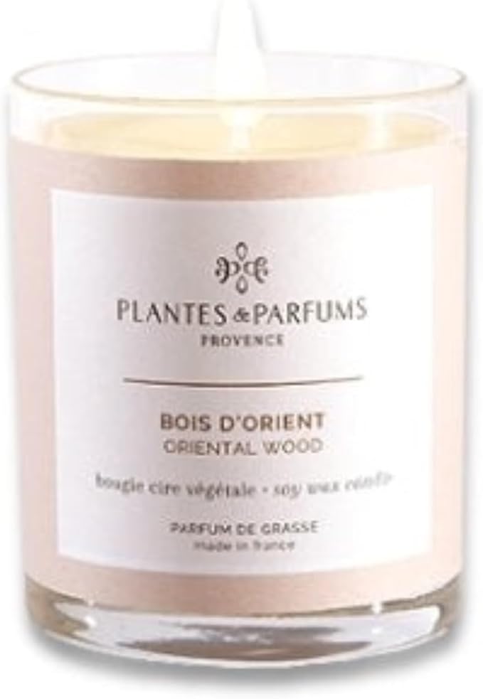 Plantes & Parfums 75g Perfumed Hand Poured Candle - Oriental Wood