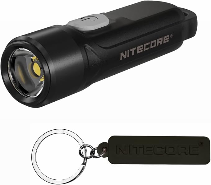 Nitecore Tiki GITD Keychain Flashlight - Glow in The Dark - Blue