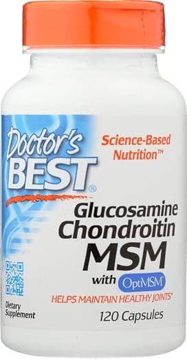 Doctor's Best Glucosamine Chondroitin MSM With OptiMSM - 120 Caps