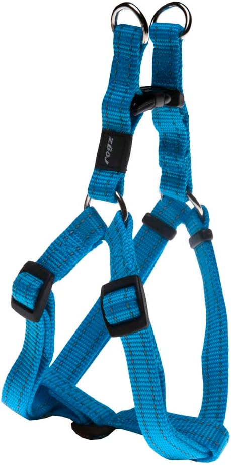 Rogz Step in Harness Turquoise Medium