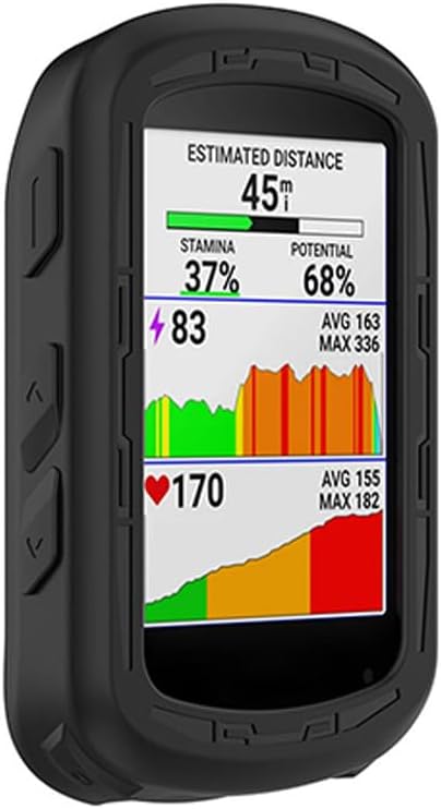 Garmin Edge 840 / 540 Silikone Cykel Computer Cover - Sort