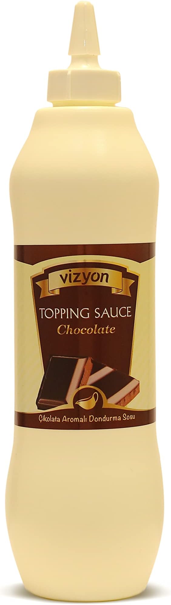 Vizyon Topping Sauce 1kg Bottle - Chocolate | Cakers Paradise