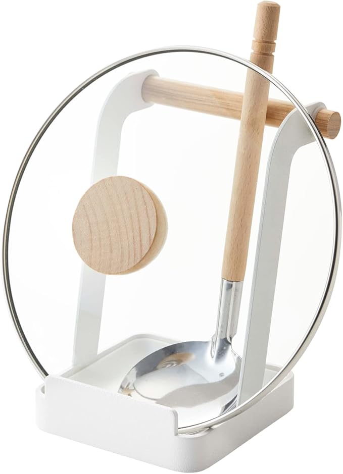 Yamazaki Tosca Ladle and Pot Lid Stand