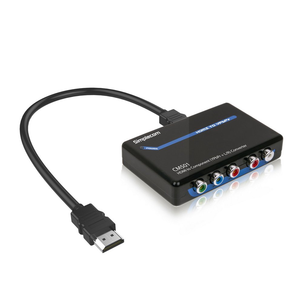 Simplecom CM501 HDMI to Component Video YPbPr and Audio L/R Converter
