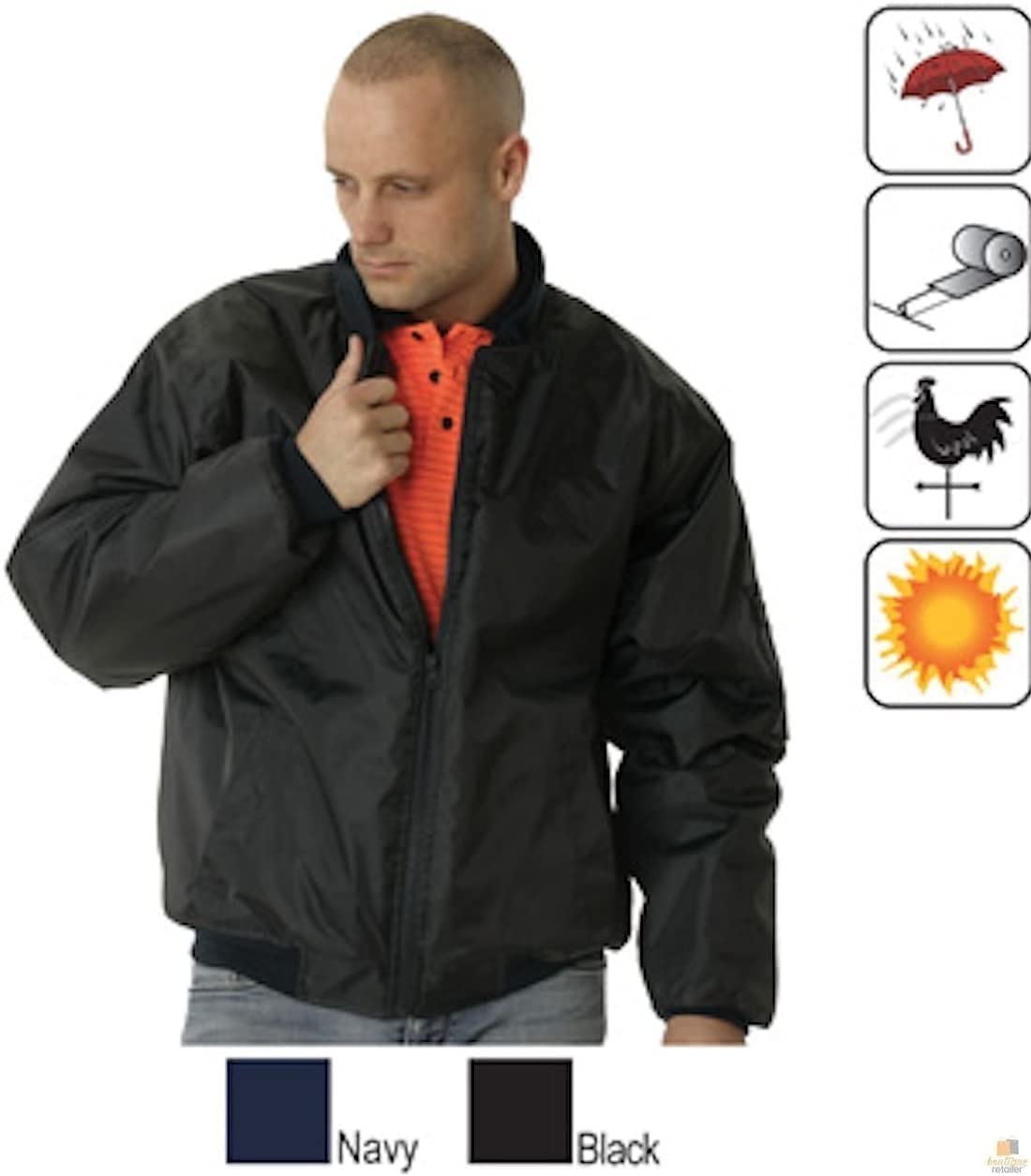 Huski Combat Jacket - Black M