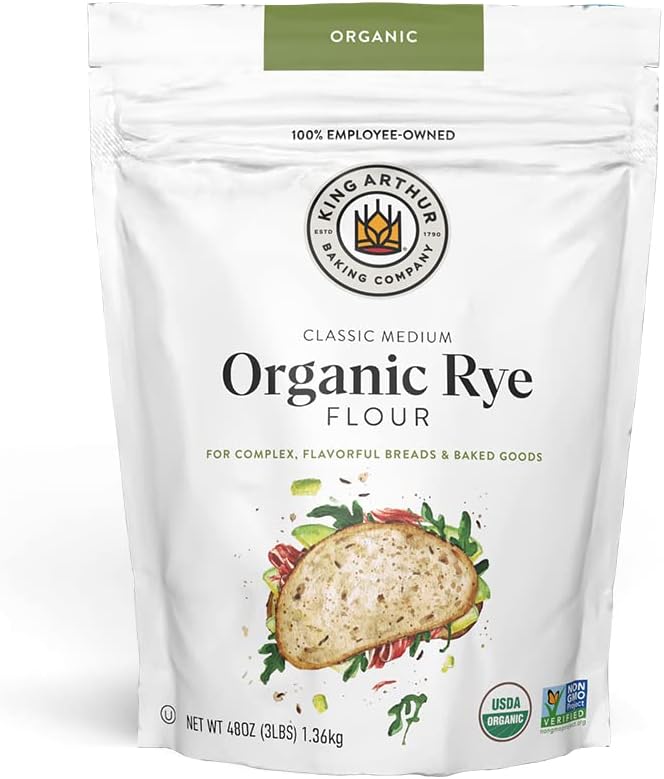 King Arthur Flour Organic Medium Rye Flour (1.36kg)