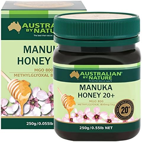 Manuka Honey 20+ 250g (MGO 800) by Australian by Nature