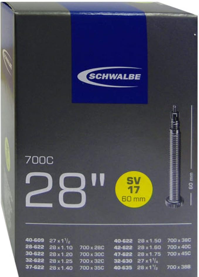 Schwalbe 700X28-45 Presta Valve Tube 60mm