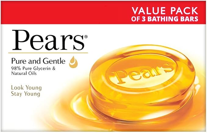 Pears Pure and Gentle Soap - Pack of 4 / 125 GM