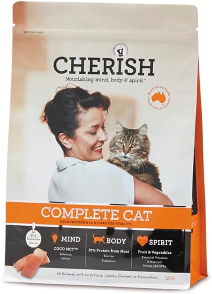 Cherish - Complete Dry Cat Food, 3kg