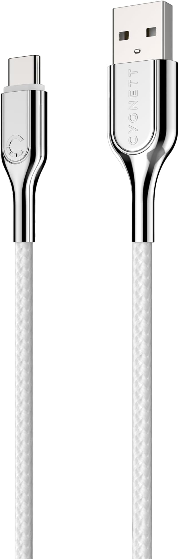Cygnett Armoured USB-C to USB-A (USB 2.0) Cable - White 2m