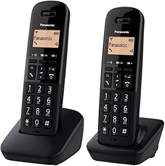 Panasonic KXTGB612EB Twin Digital Cordless Telephone