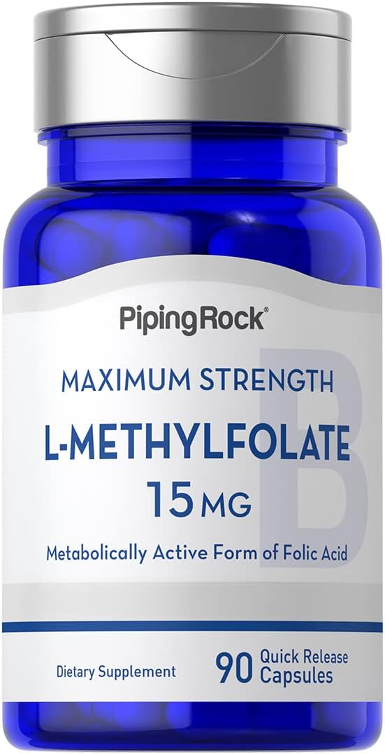 L-Methylfolate, 15 mg, 90 Quick Release Capsules