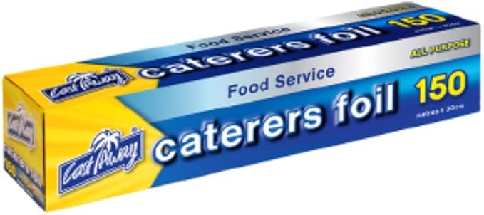 Castaway Caterers All Purpose Aluminium Foil Roll 150m x 30cm