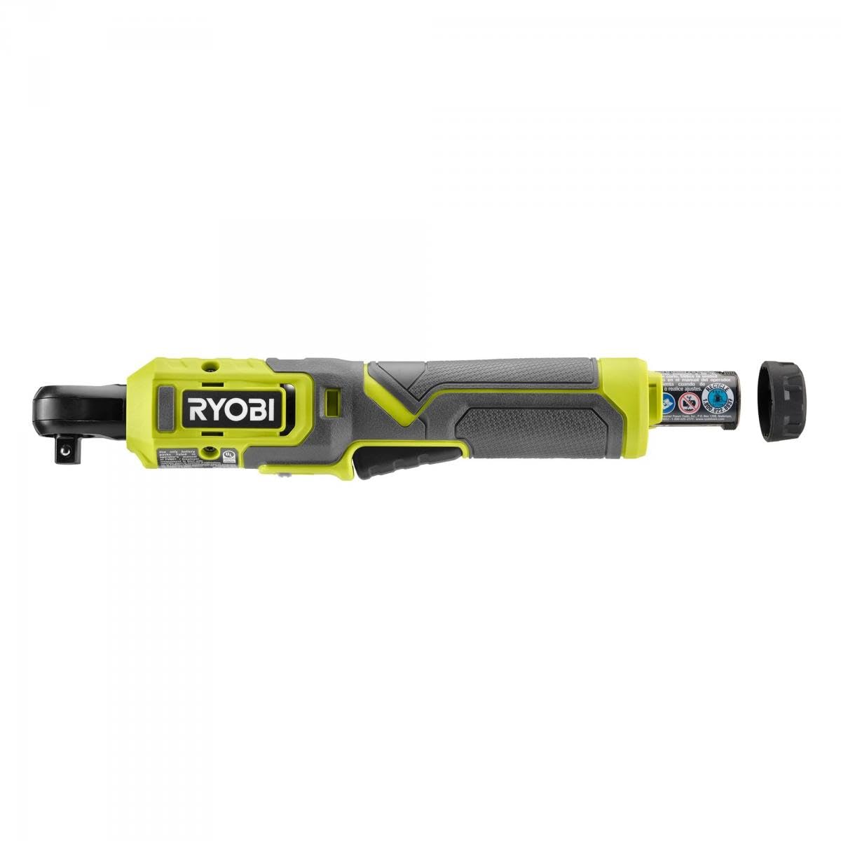 Ryobi USB Lithium 3/8 in. Ratchet Kit with 2.0 Ah Battery and USB Charging Cable