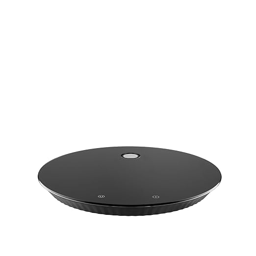 Alessi Plissé Digital Kitchen Scale - Black