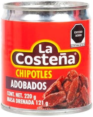 La Costena Chipotle Peppers in Adobo Sauce, 220 G