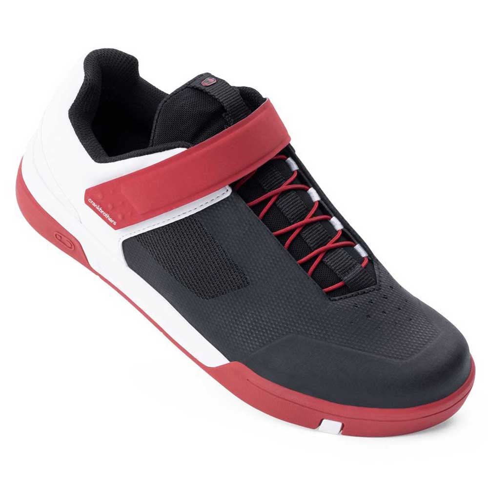 Crankbrothers Stamp Speedlace Flat Pedal Cycling Shoes - Black/White