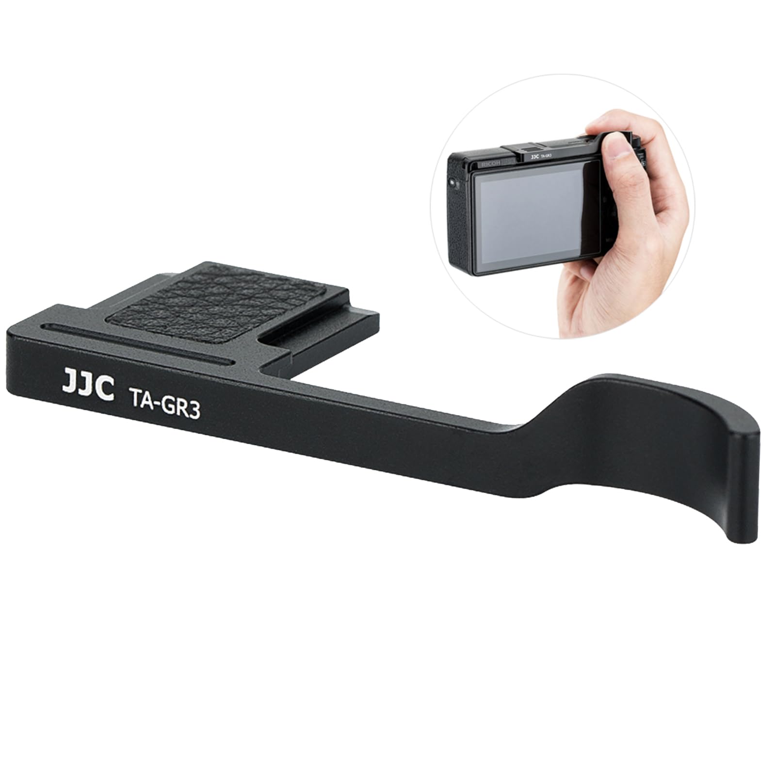 Metal Thumbs Up Grip Hot Shoe Cover For Ricoh Gr IIIx GR3x Gr III GR3, Durable Hot Shoe Cap Protector, Better Balance and Grip For Camera