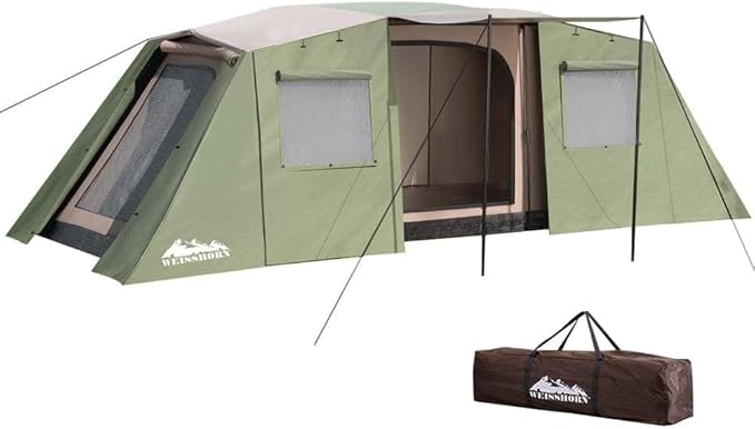 Weisshorn Camping Tent 10 Person Instant Up Tents Outdoor Family Hiking 3 Rooms