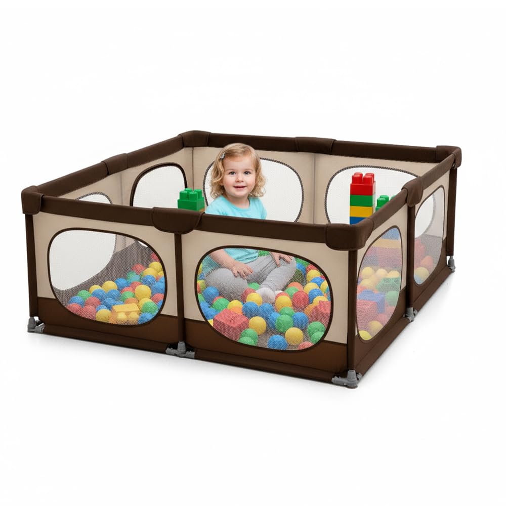 Playpals Baby Playpen Child Safety Gate Kids Playpen Child Play 180x200cm