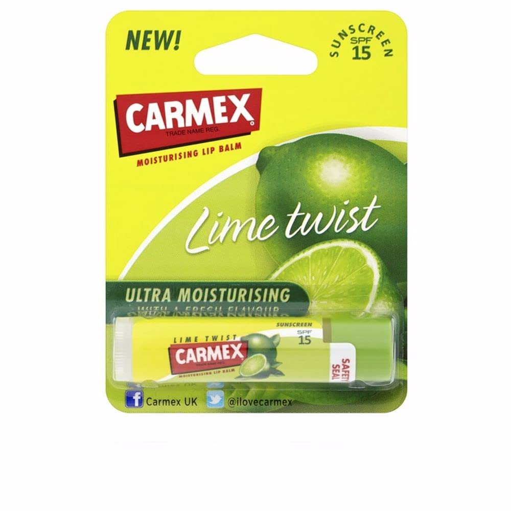 Carmex Lime Twist Lip Balm Stick SPF15 4.25 G
