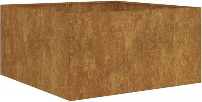 vidaXL Corten Steel Planter - 80 x 80 x 40cm