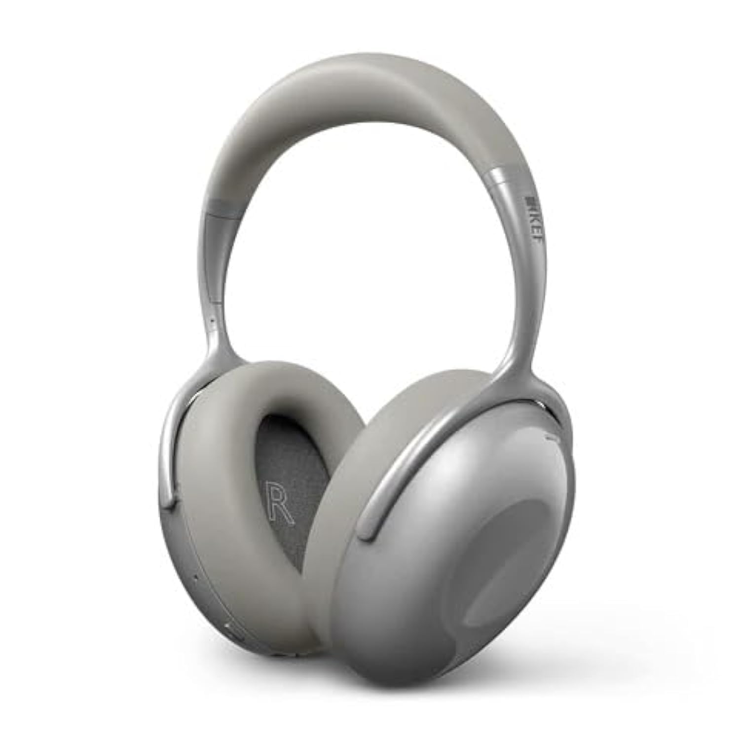KEF MU7 Noise Cancelling Wireless Headphones, Silver
