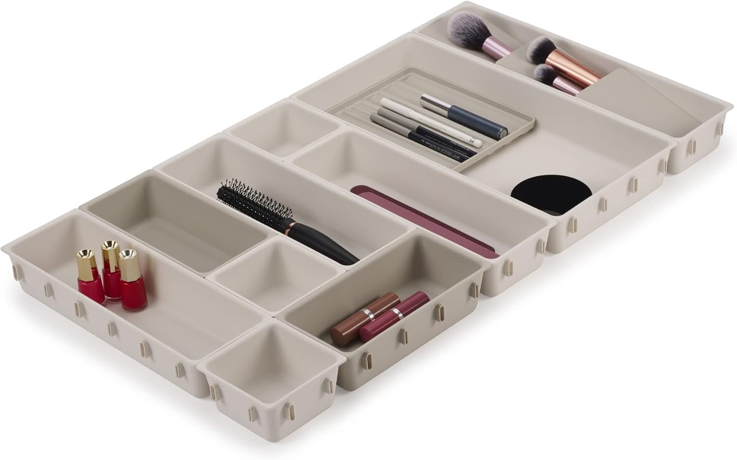 Joseph Joseph Viva 12 Piece Makeup Drawer Organiser Set