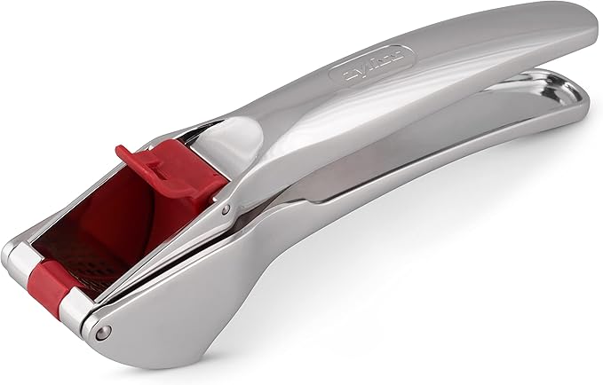 Zyliss Easy Release Garlic Press Silver & Red