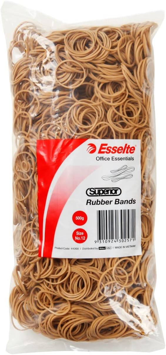 Esselte No.12 Superior Rubber Bands 500gm Bag