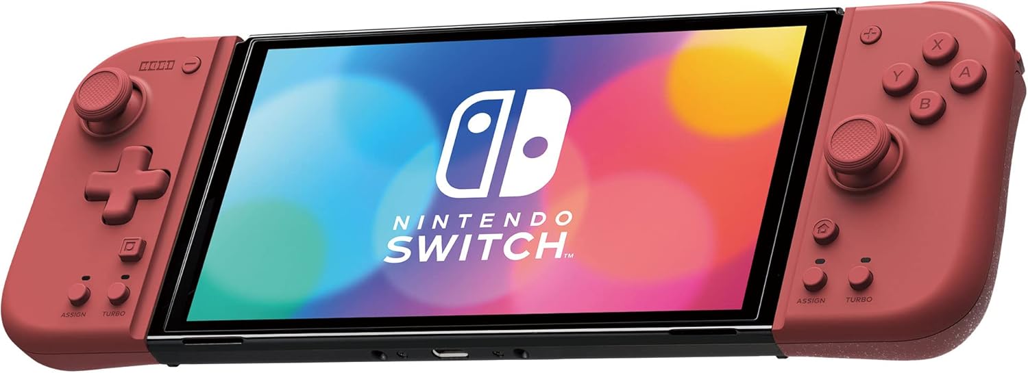 Switch Split Pad Compact (Apricot Red) by Hori