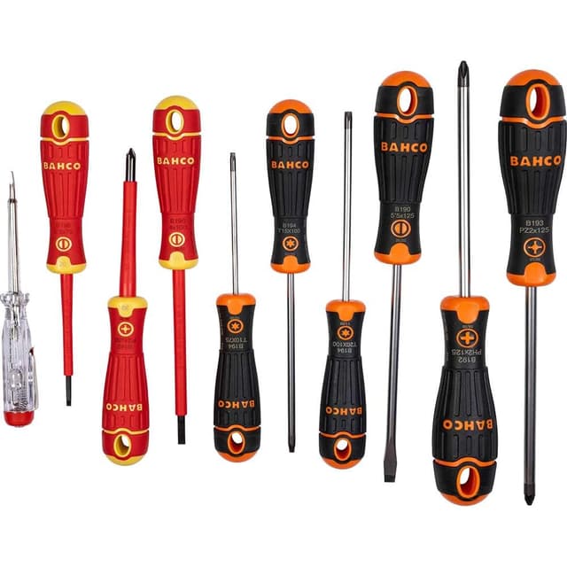 Bahco B219.010RB 10pce Colour Edition Screwdriver Set