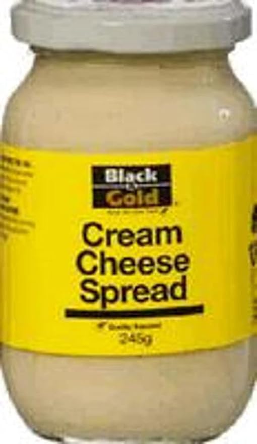 Black & Gold Cream Cheese Spread Jar 245gm