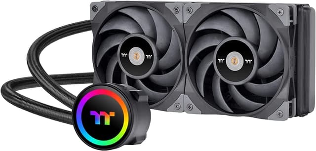 Thermaltake TOUGHLIQUID ARGB 240 All-in-one CPU Liquid Cooler, CL-W319-PL12BL-A CPU Water Cooling