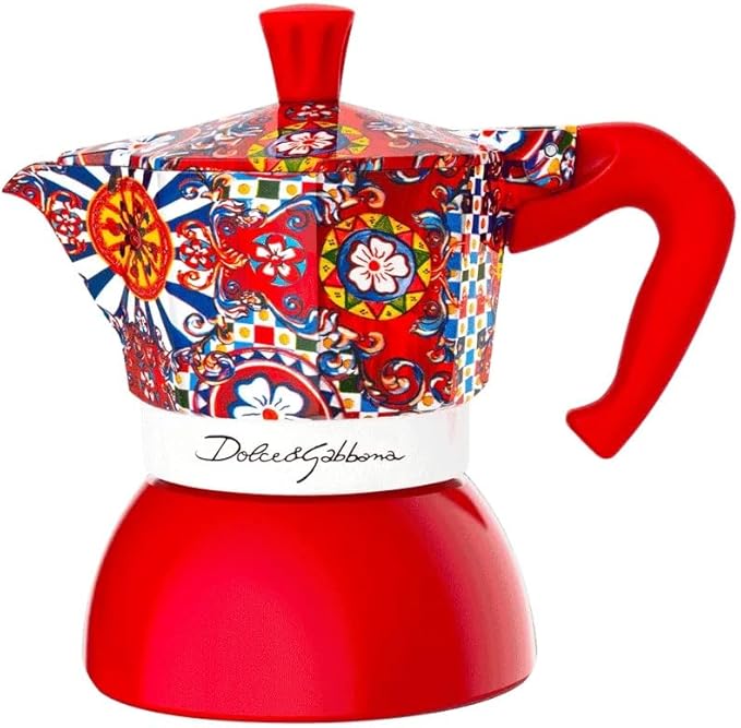 Bialetti Moka Induction Dolce & Gabbana Coffee Maker 2 Cups