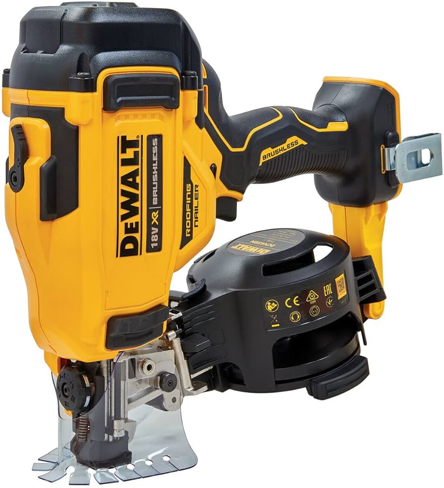 DeWalt DCN45RNN XR Brushless Roofing Coil Nailer 18V Bare Unit DCN45RNN-XJ