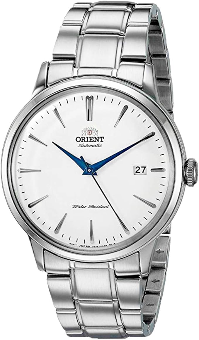 Orient Men's Bambino Version 5" Japanese Automatic/Hand-Winding Stainless Steel Bracelet Dial