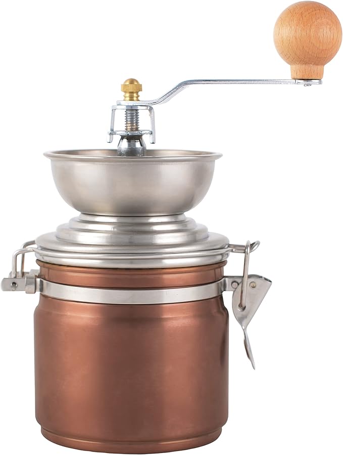 La Cafetiere Manual Coffee Grinder - Copper / Stainless Steel