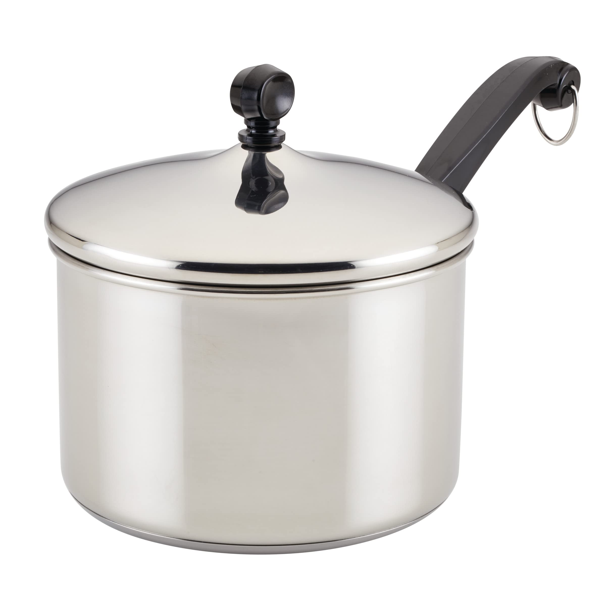 Farberware - Classic 3-Quart Covered Saucepan - Stainless Steel